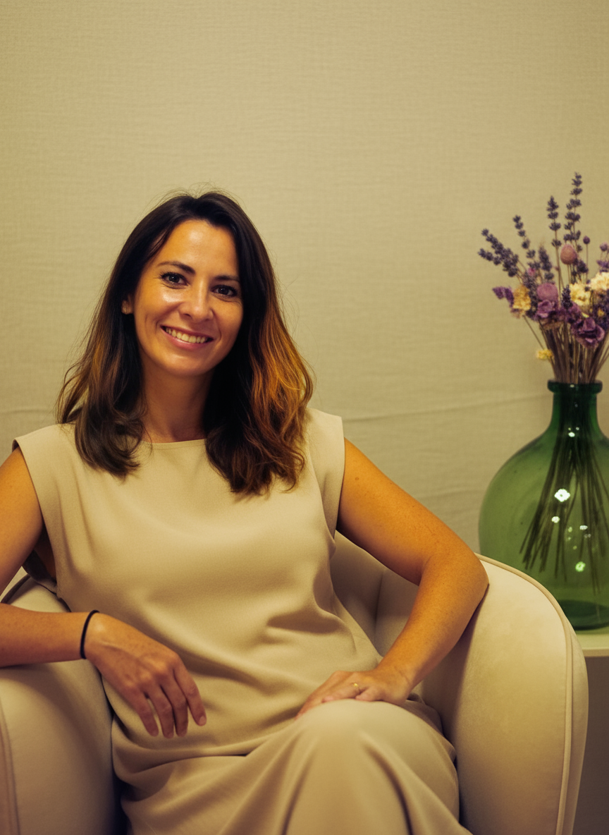 Heilpraktikerin für Frauenheilkunde in ihrer Praxis in Murnau